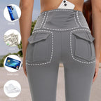 High Waisted Flared Pants High Waisted