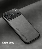 Ultra Thin Luxury Phone Case Light Gray