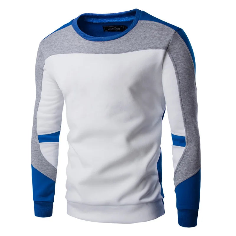 Sweatshirt Hoodies Slim Sweater Slim Fit Long Sleeve CJW437Blue