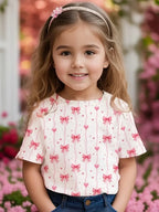 Kids Children's Girl T Shirt Short Sleeve TXS00ZMF
