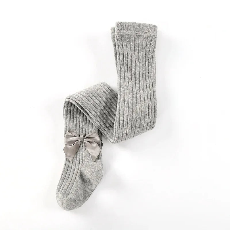 Baby Girls Tights Leggings Knit GRAY