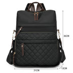 Plaid Daypack Waterproof Backpack