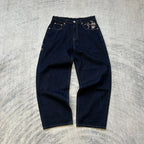 Vintage Low Waist Jeans Wide Leg
