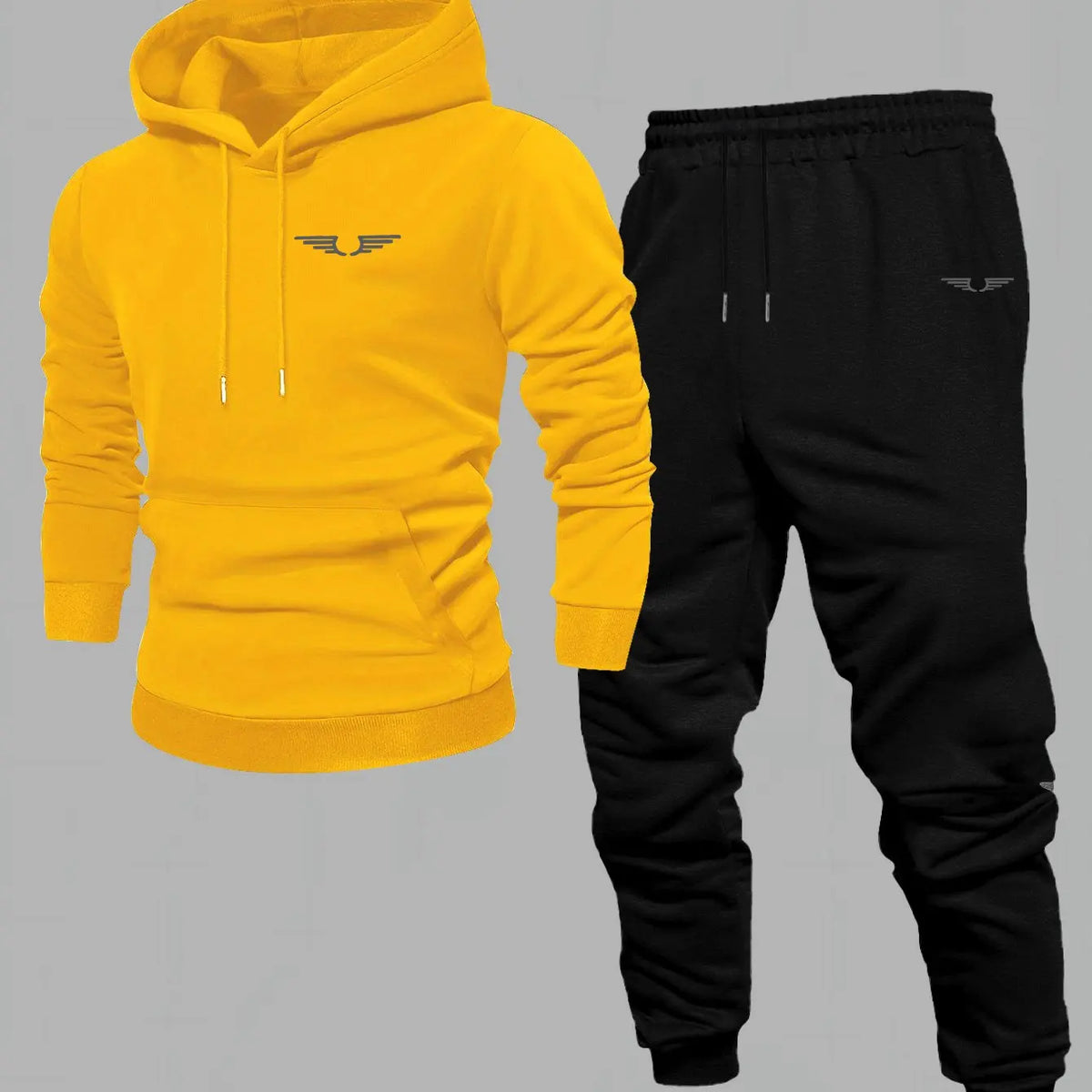 Hooded Sweatshirt For Top Long Sleeve Hoodie yellow black