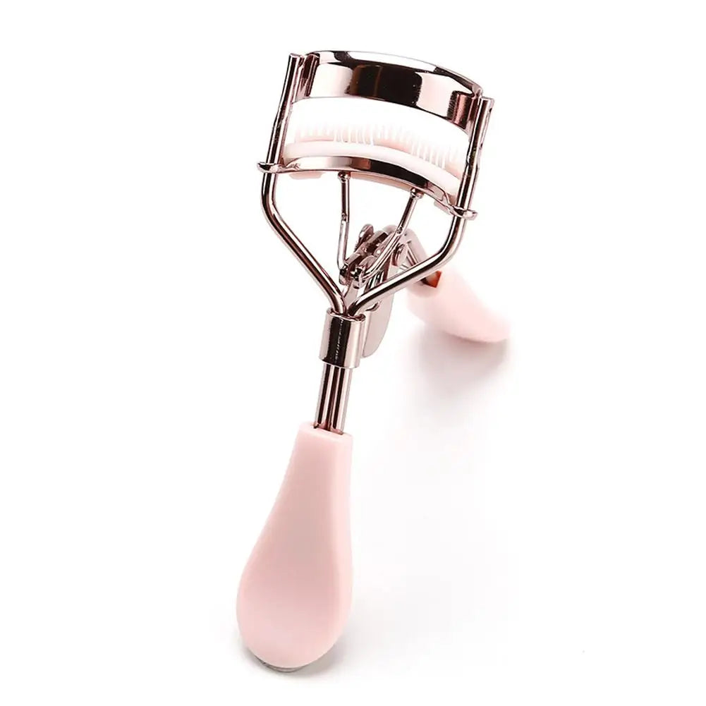 Curved Eyelash Curler with Tweezers A