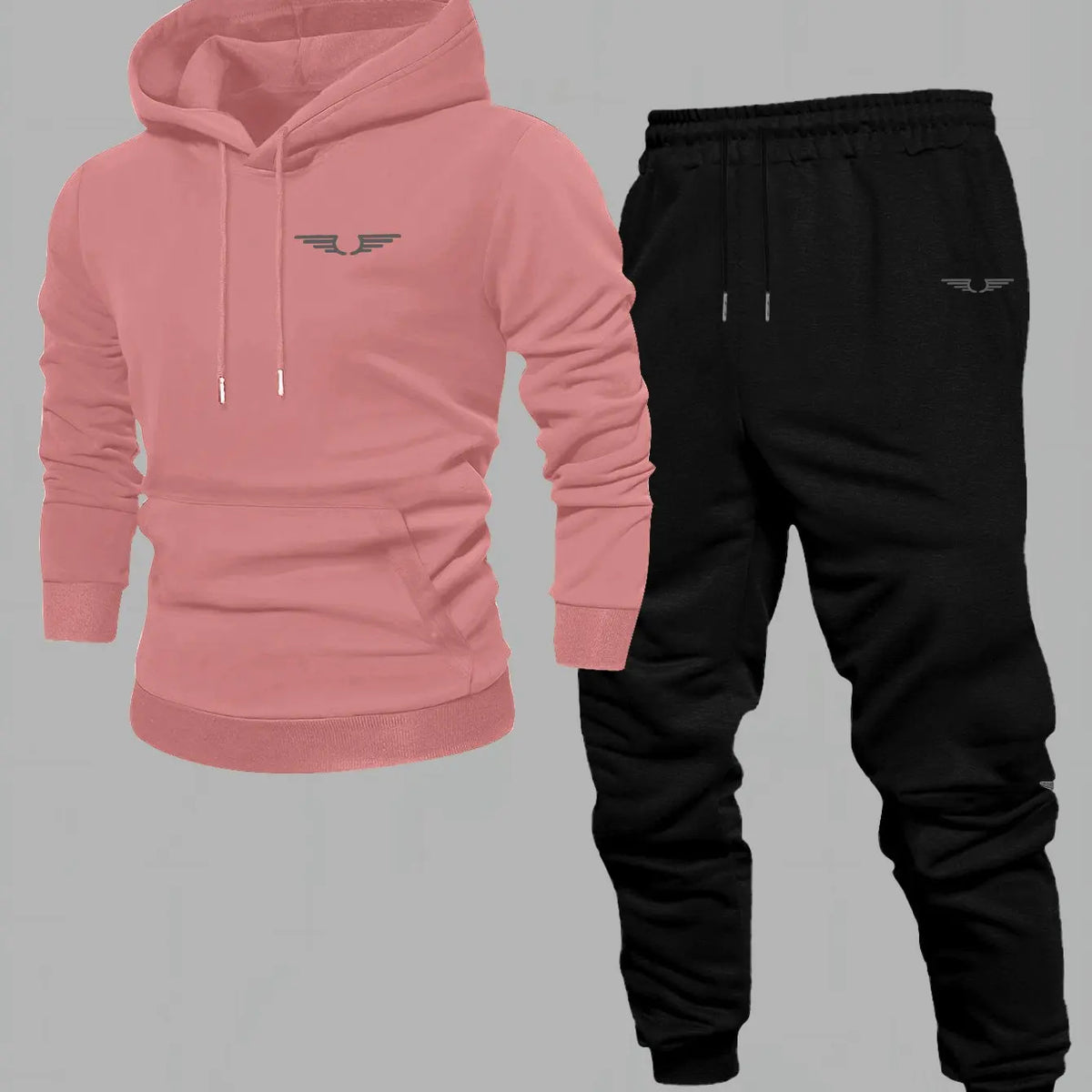 Hooded Sweatshirt For Top Long Sleeve Hoodie pink black