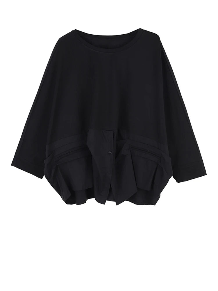 Eam Loose Fit Relaxed Fit Long Sleeve black