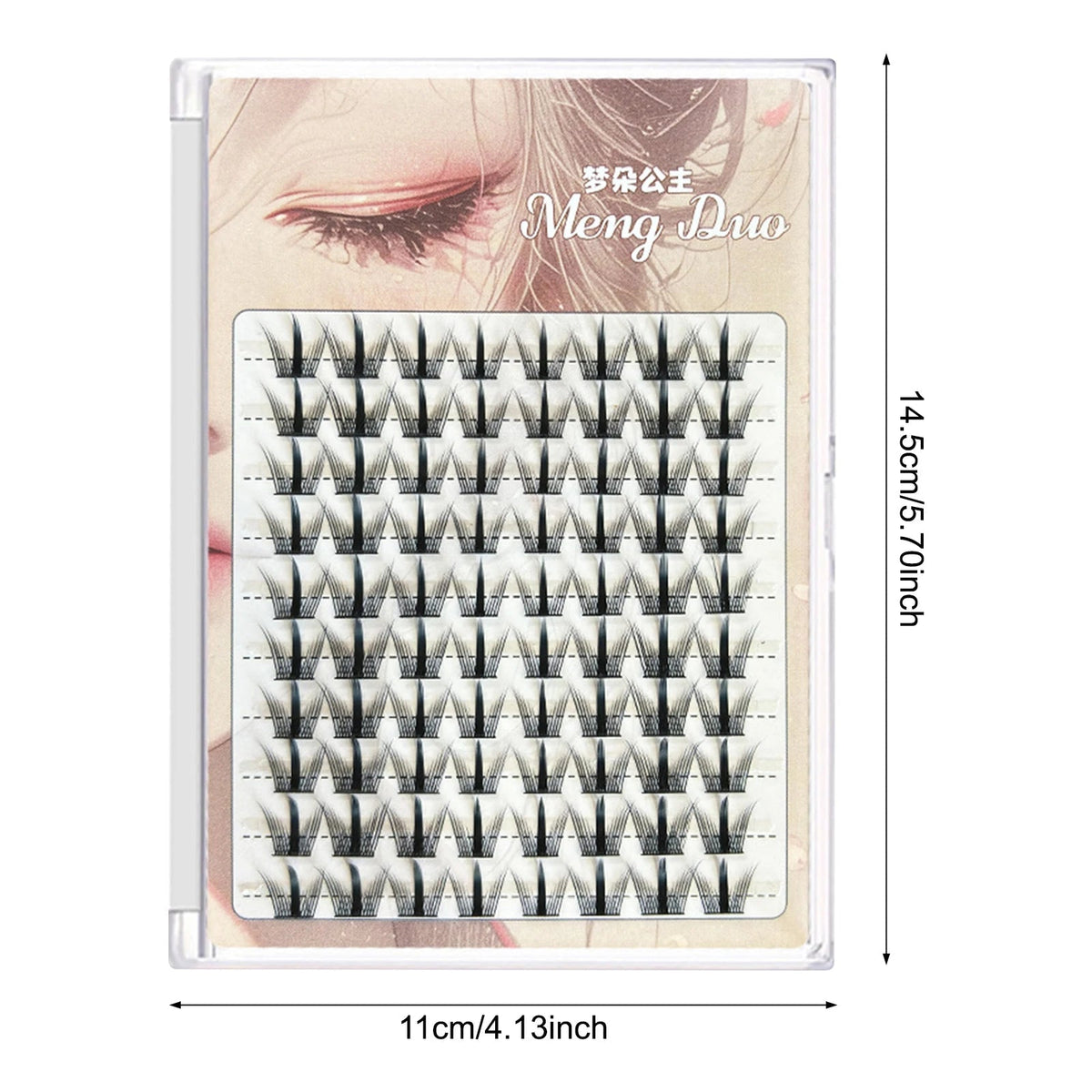 3D Eyelash Extensions 60 to 100 Pieces M-82 80pcs