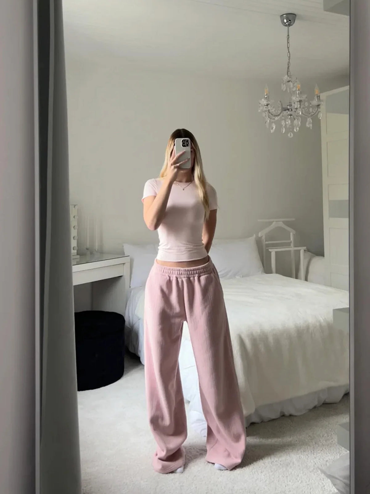 Wide Leg Comfortable Pants Wide Leg Relaxed Fit