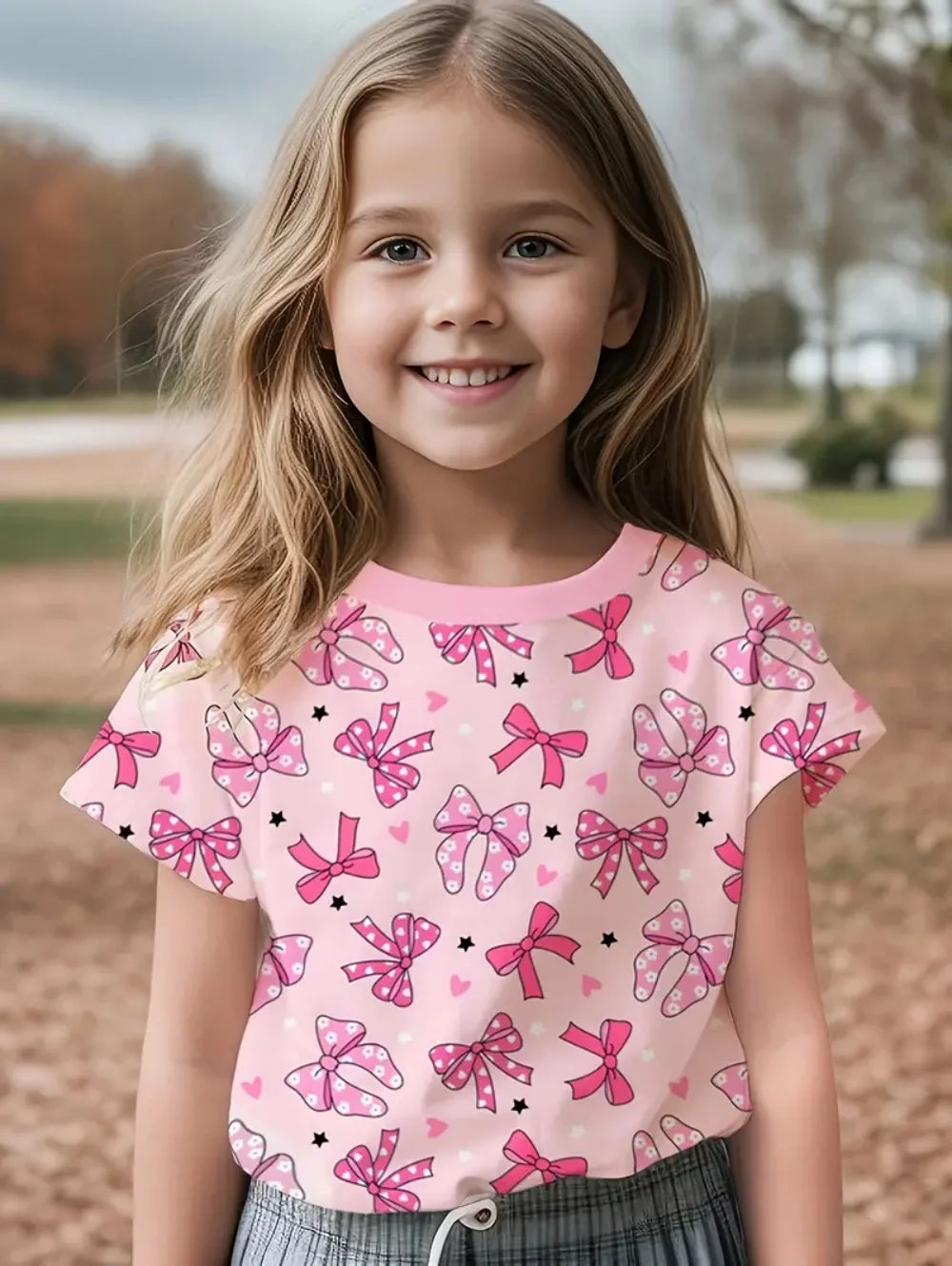 Kids Children's Girl T Shirt Short Sleeve TXS00ZME