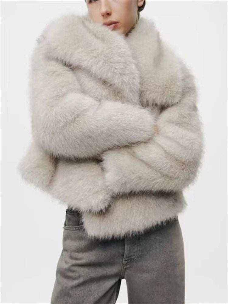 Fur Short Imitation Jacket