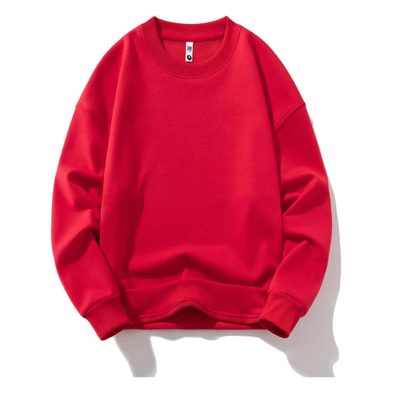 Customizable Sweatshirt For Sweater Fleece Hoodie Red