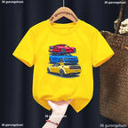 Kids Racing Car T Shirt Graphic 37093y