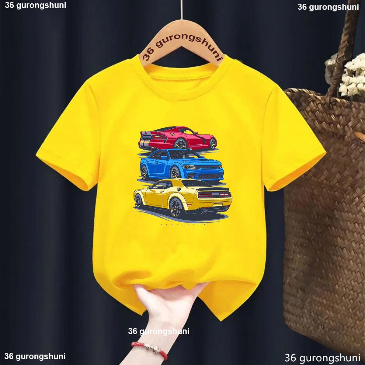 Kids Racing Car T Shirt Graphic 37093y