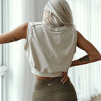 Crop Cotton For T Shirt Sleeveless