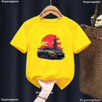 Kids Racing Car T Shirt Graphic 37088y