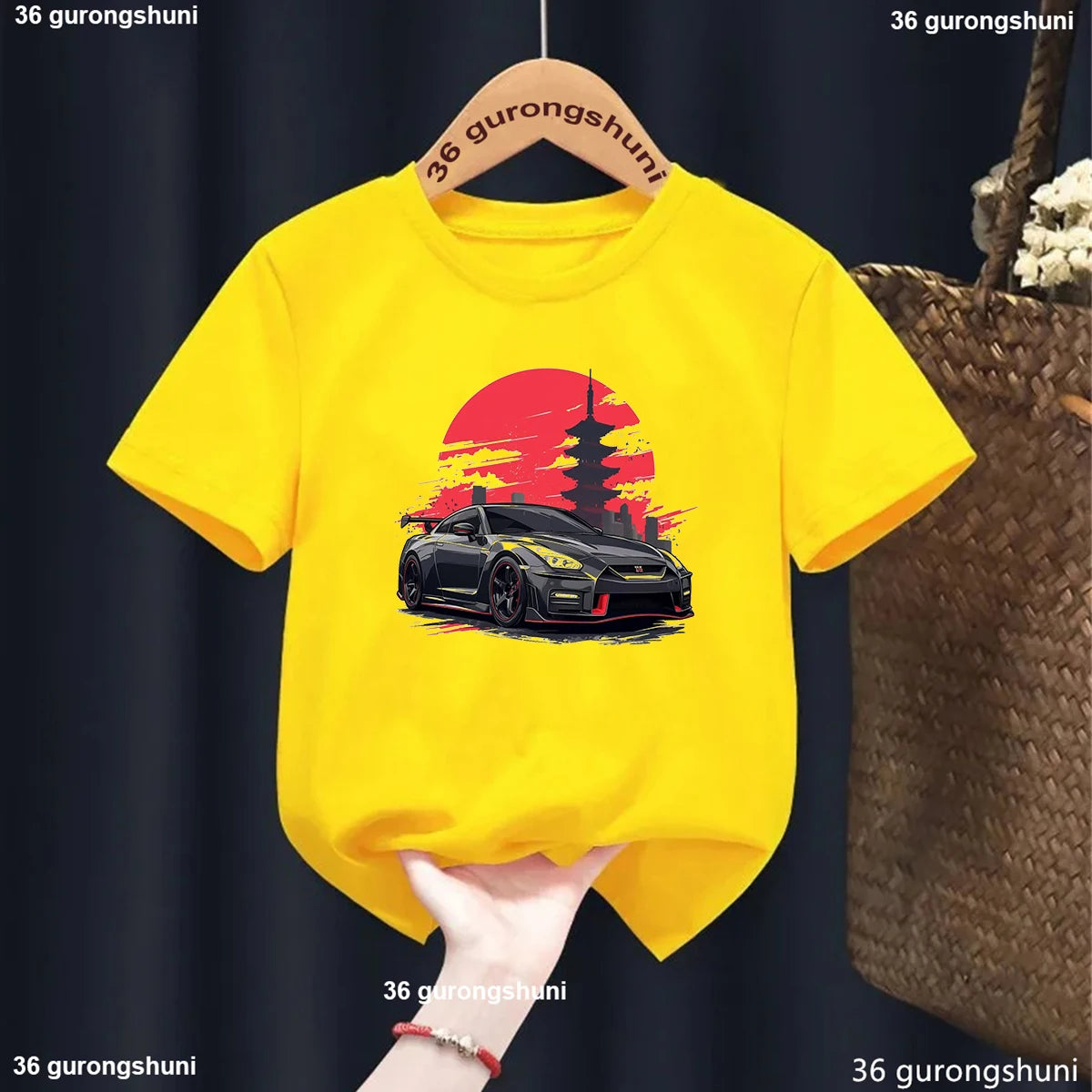 Kids Racing Car T Shirt Graphic 37088y