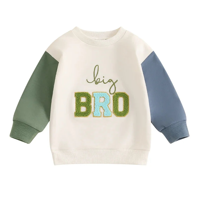 Kids Sweatshirt Long Sweater Long Sleeve green 2T