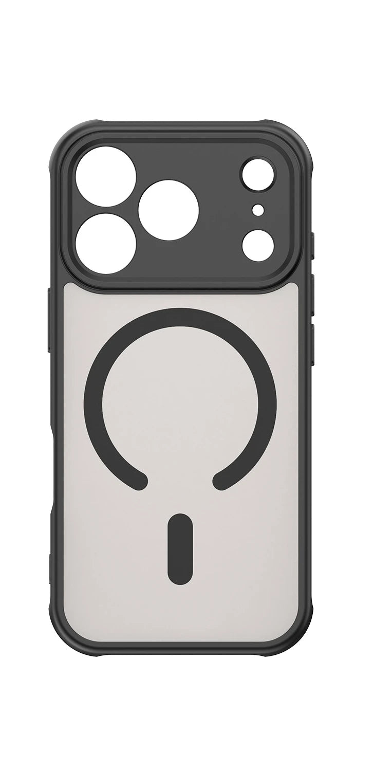 Luxury Matte Shockproof Phone Case black