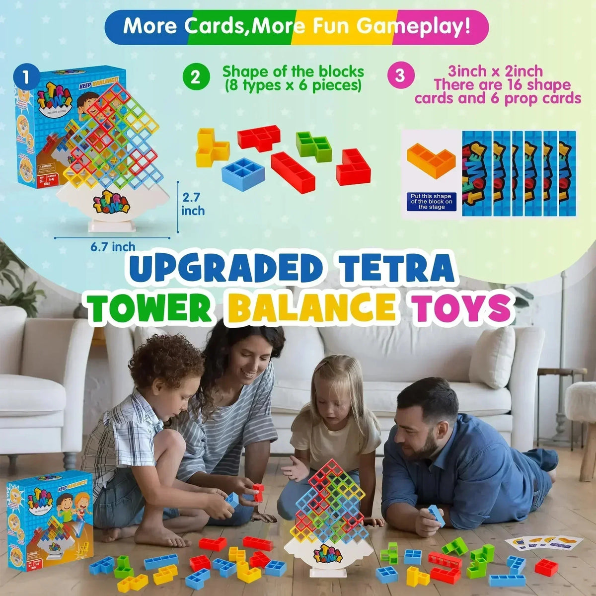 Puzzles Tetra Tower Fun