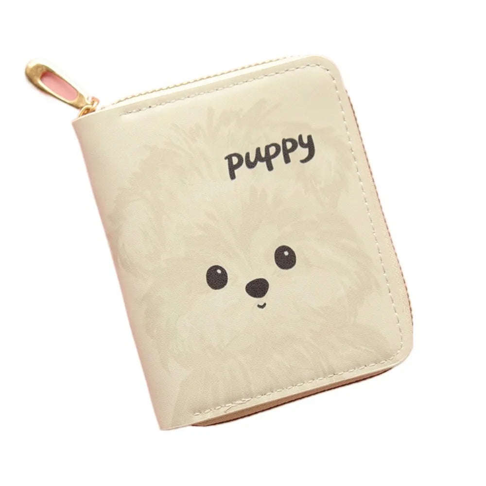 Kawaii Cute Cat Zip Up Wallet 4 Puppy