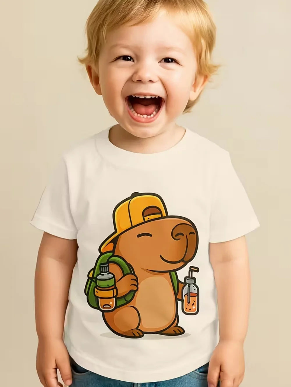 Kids Capybara Graphic T Shirt TXS017IW