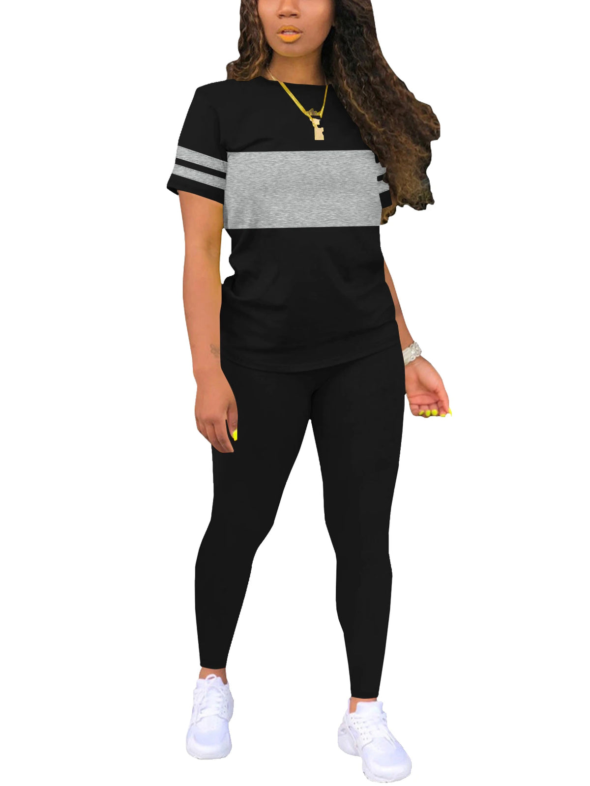 Set Fashionable Comfortable black