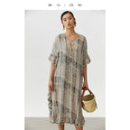 Animal Fiber Fabric Dress Design