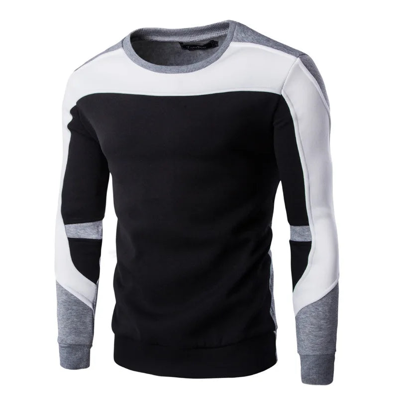 Sweatshirt Hoodies Slim Sweater Slim Fit Long Sleeve CJW437Black