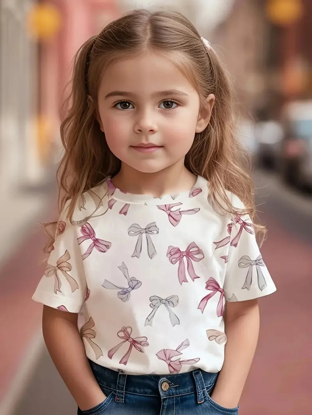 Kids Children's Girl T Shirt Short Sleeve TXS00ZMG
