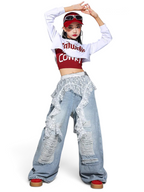 Hip Hop Jazz Street Top Knit Cargo