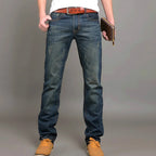 Business Straight Stretch Jeans Slim Fit