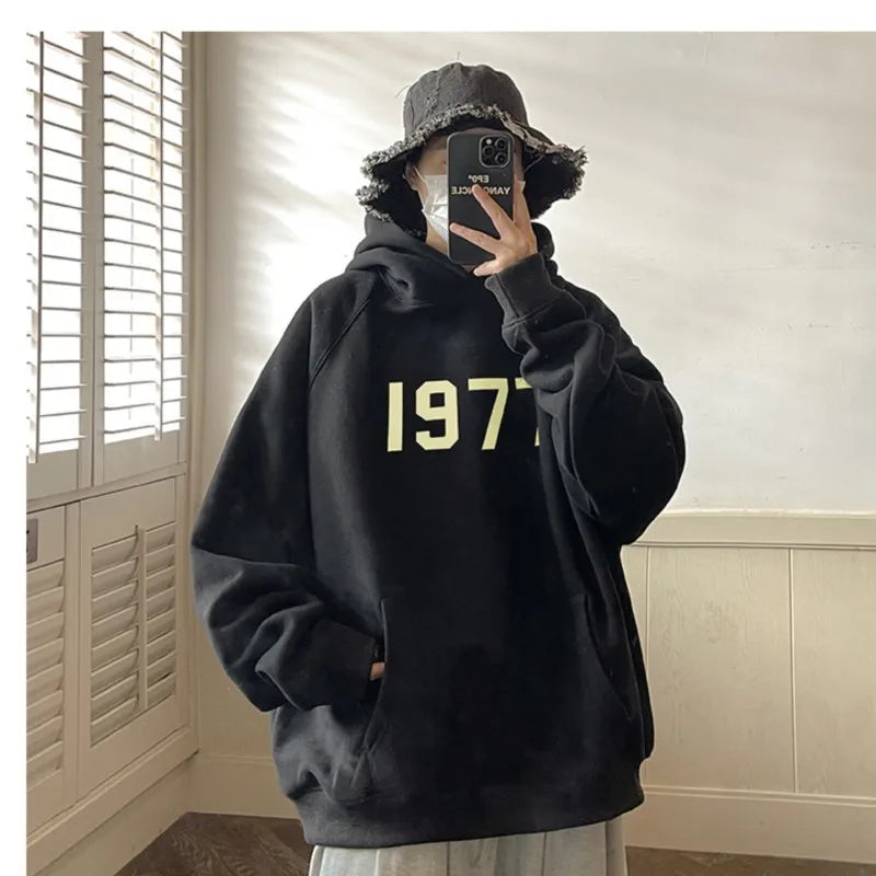 Hoodie Printed Loose Sweater Long Sleeve