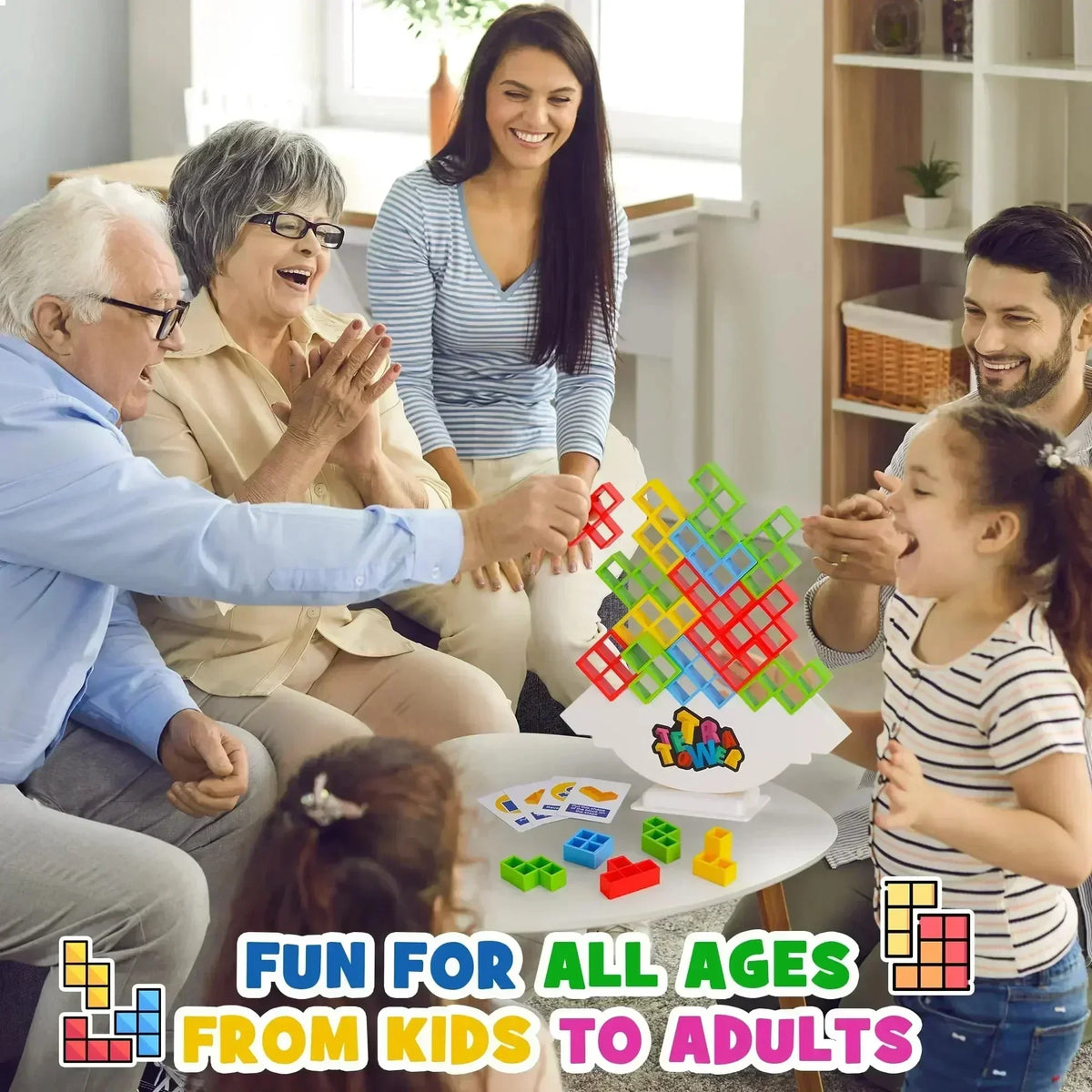 Puzzles Tetra Tower Fun