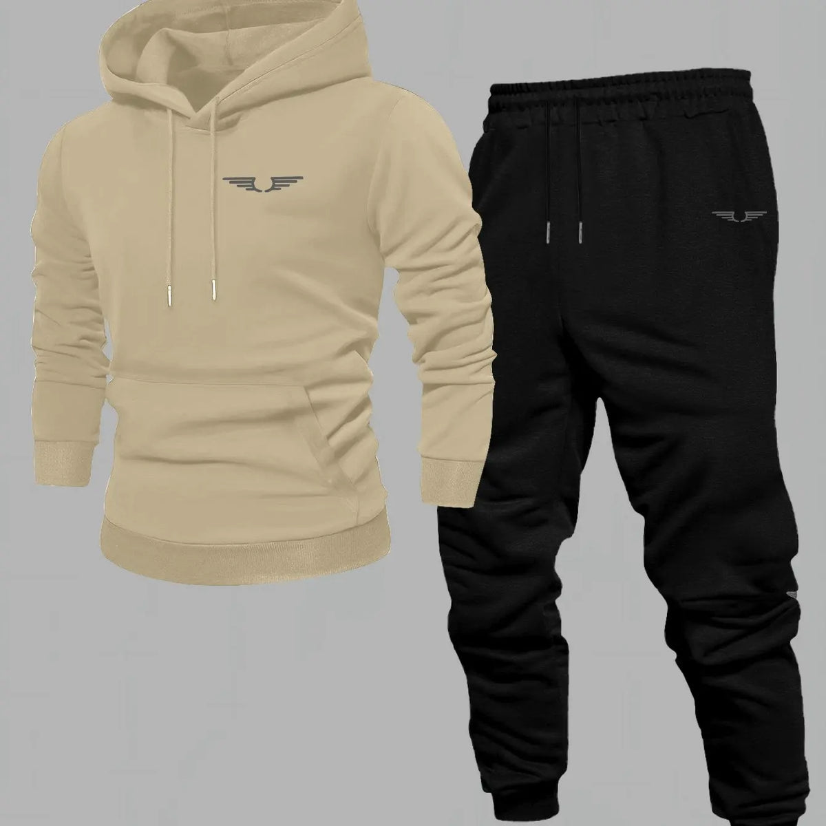 Hooded Sweatshirt For Top Long Sleeve Hoodie khaki black