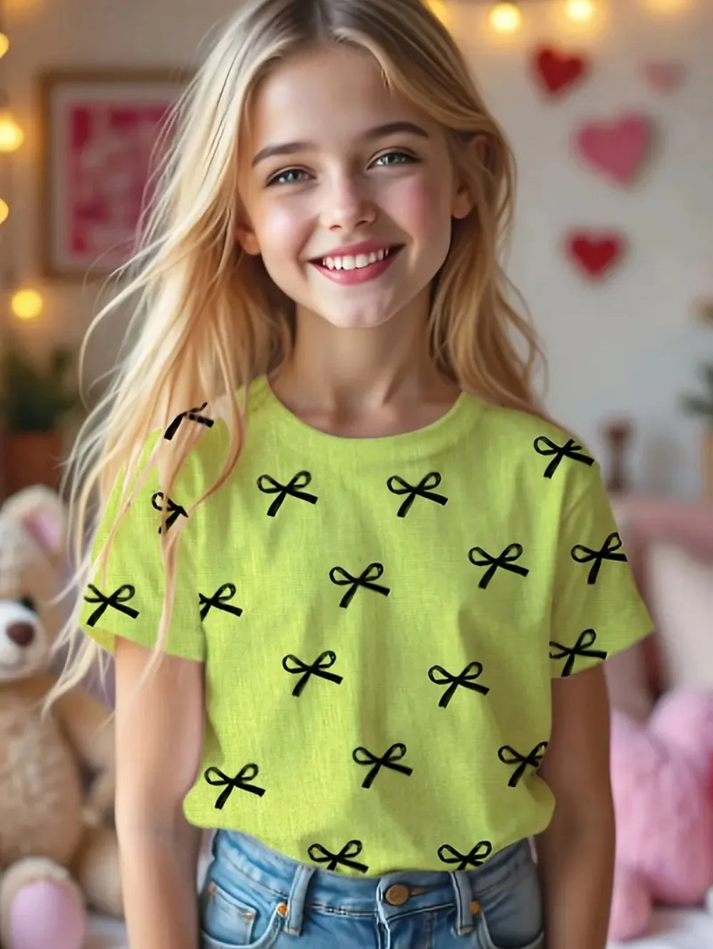 Kids Children's Girl T Shirt Short Sleeve TXS00ZM9