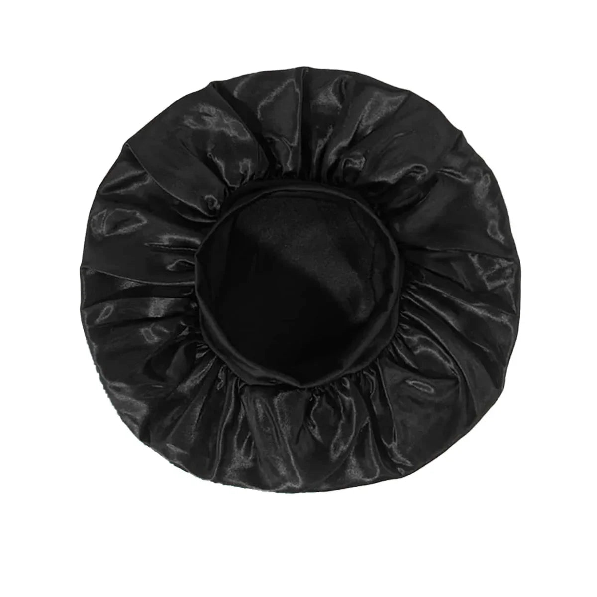 Satin Sleep Bonnet with Wide Elastic Band