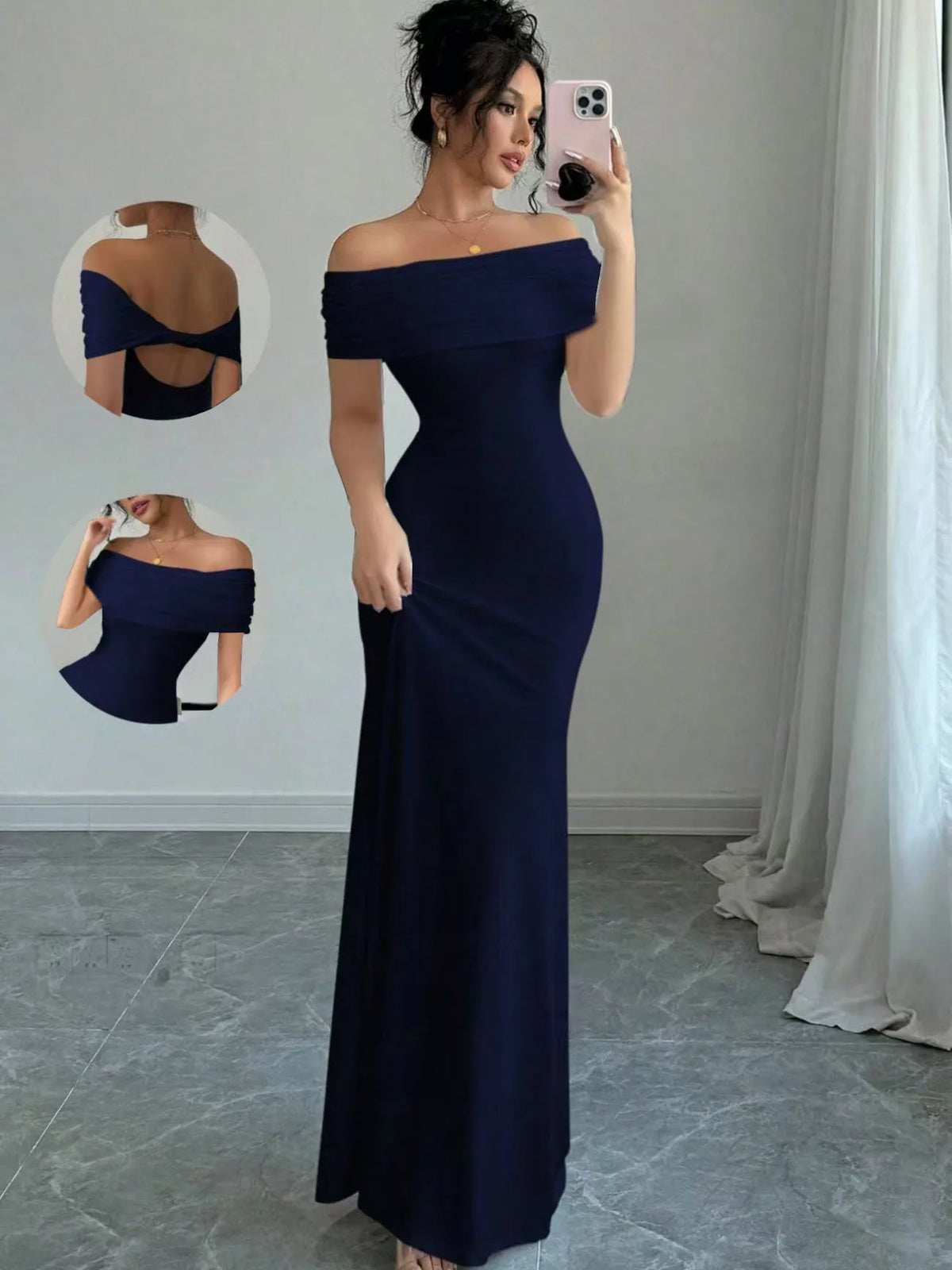 Off Shoulder Party Dress Off Shoulder Slim Fit