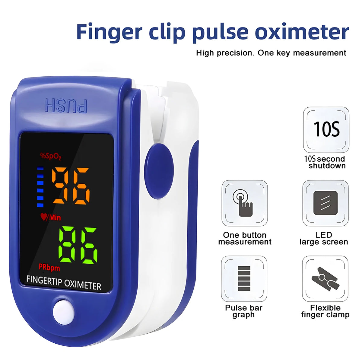 Digital Thermometer Finger Only oximeter