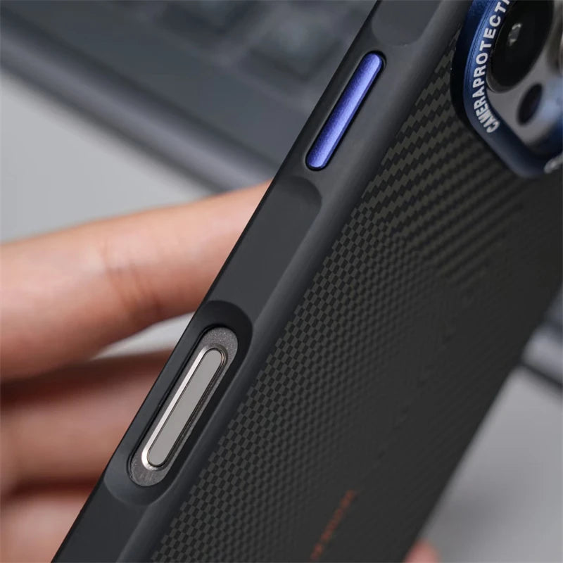 Matte Carbon Fiber Phone Case