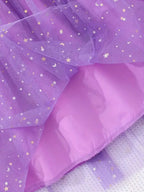 Enchanting Girl Dress Purple Dress Sleeveless Knit