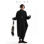 Niche Designer Wool Dress Long Sleeve Knit