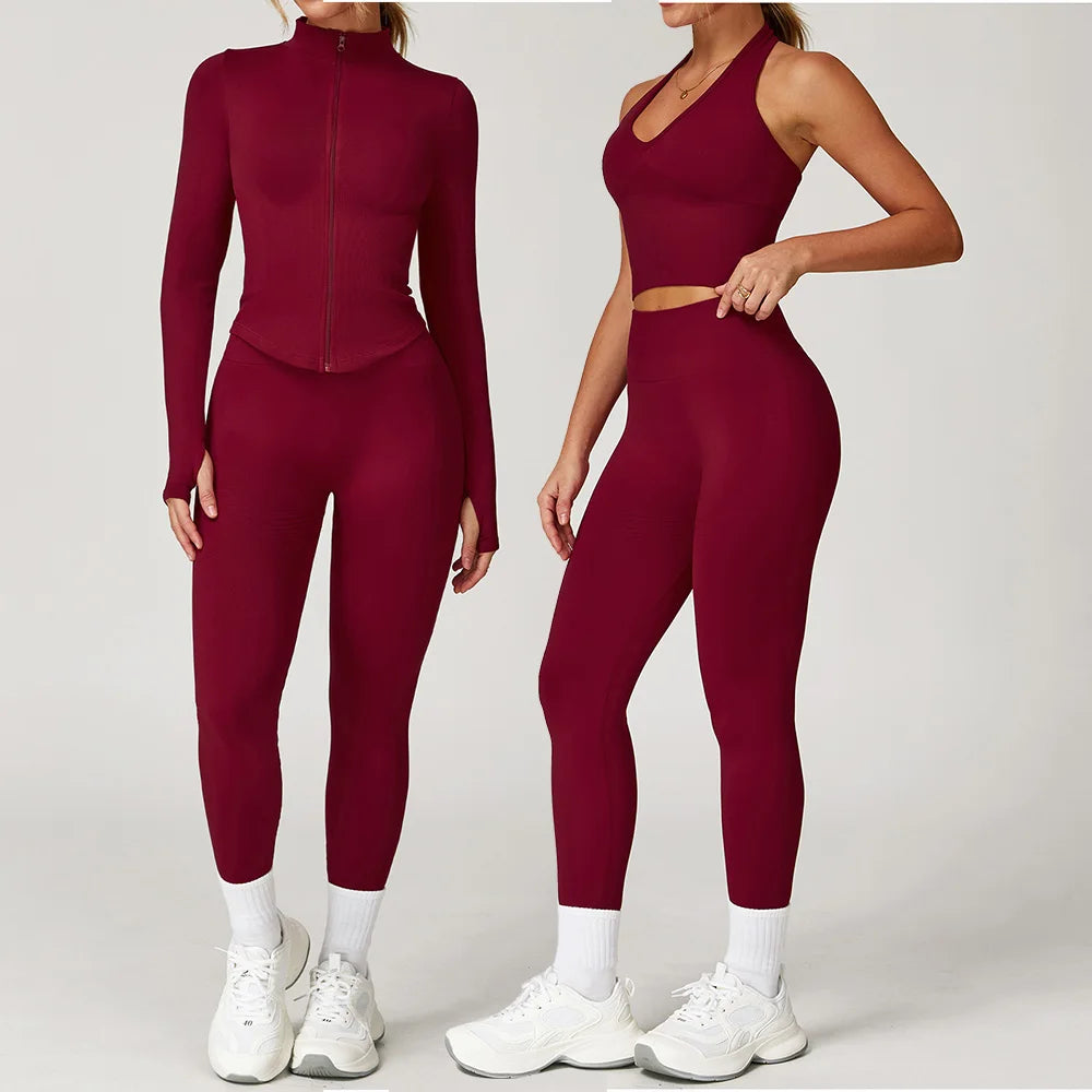 Yoga Set Gym Long Sleeve