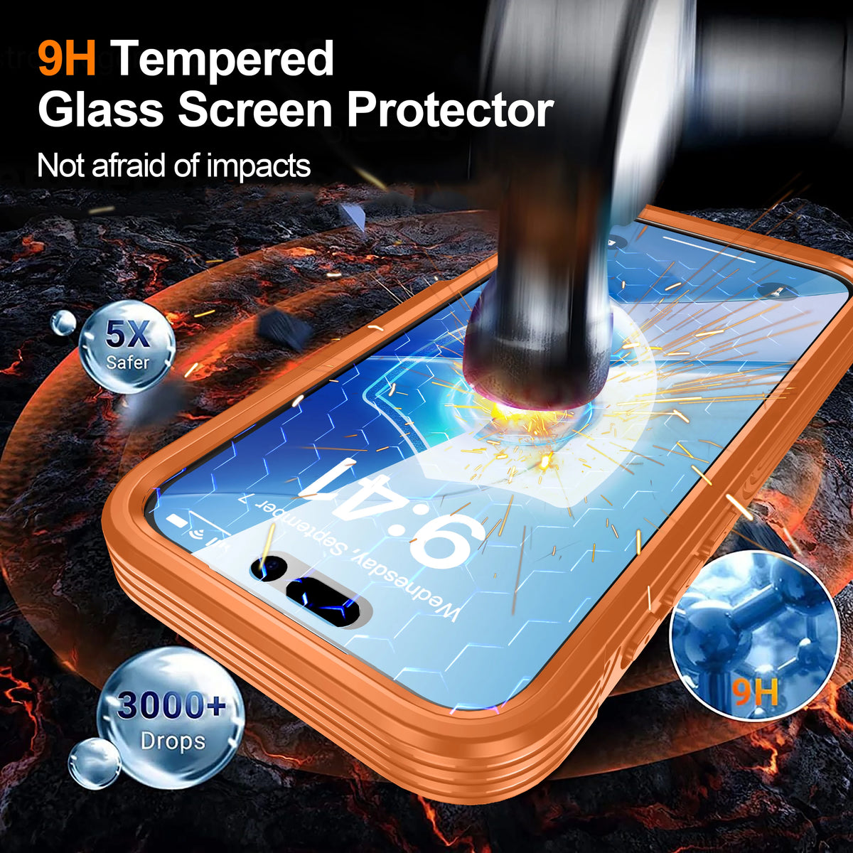 Color Magnetic Shockproof Phone Case