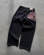 Vintage Low Waist Jeans Wide Leg