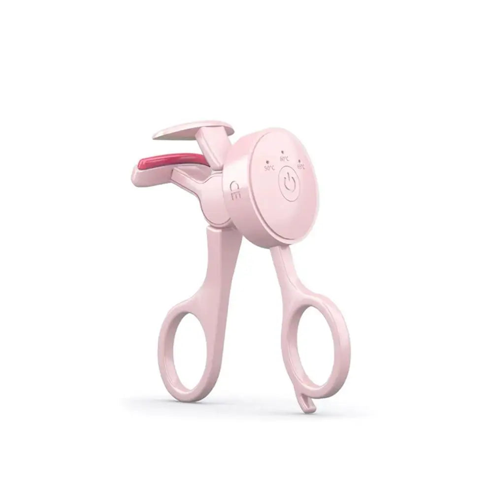 Curved Eyelash Curler with Tweezers
