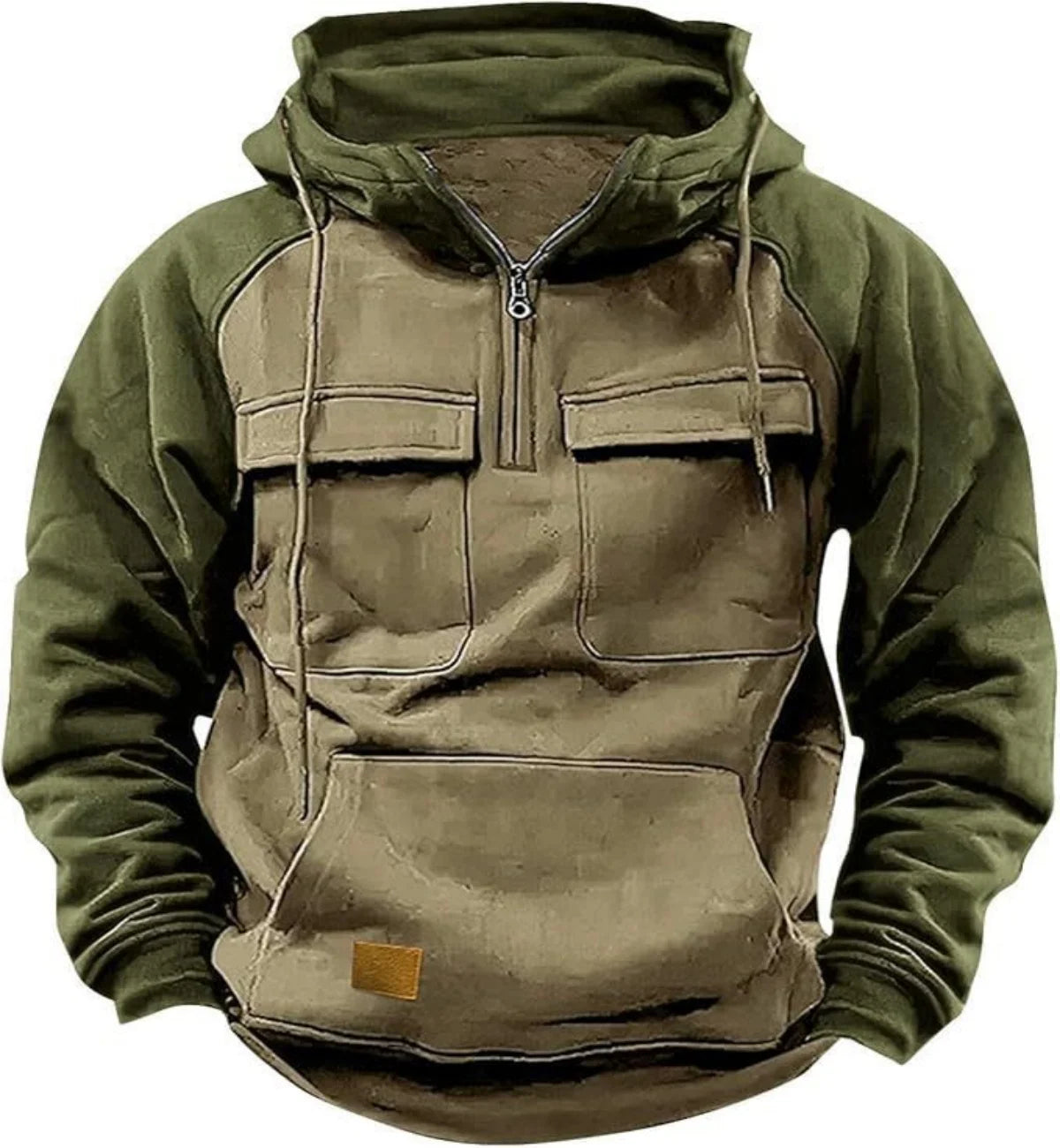 Hooded Sweatshirt Fashionable Hoodie Long Sleeve Beige China Mainland