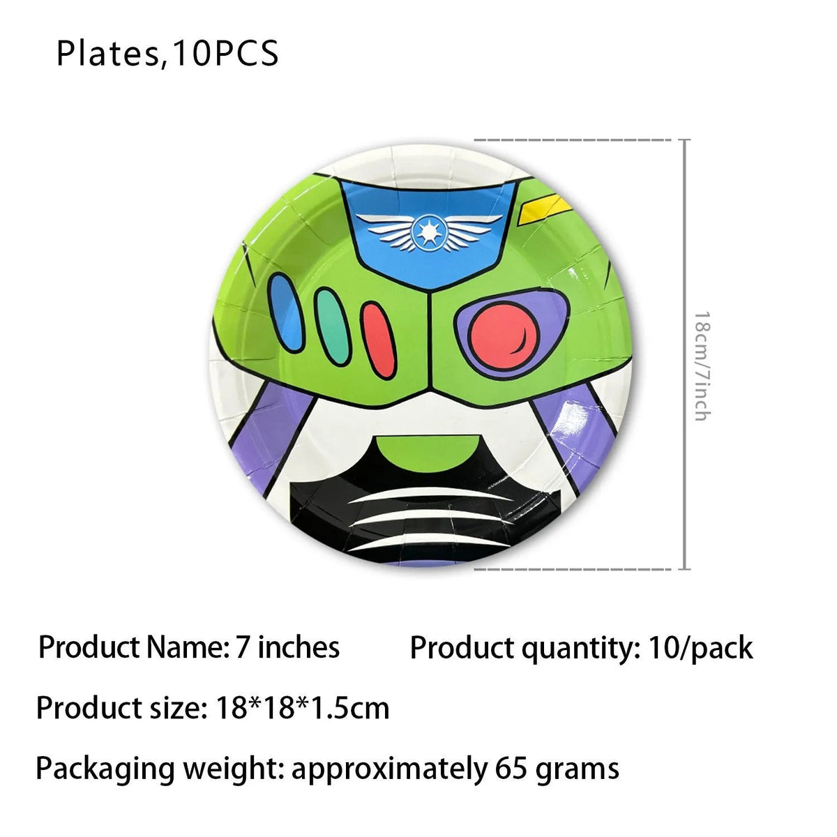 Adventure Party Bundle 7 inch plate-10pcs