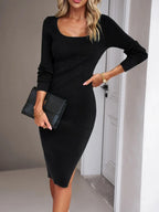 Ribbed Midi With Dress