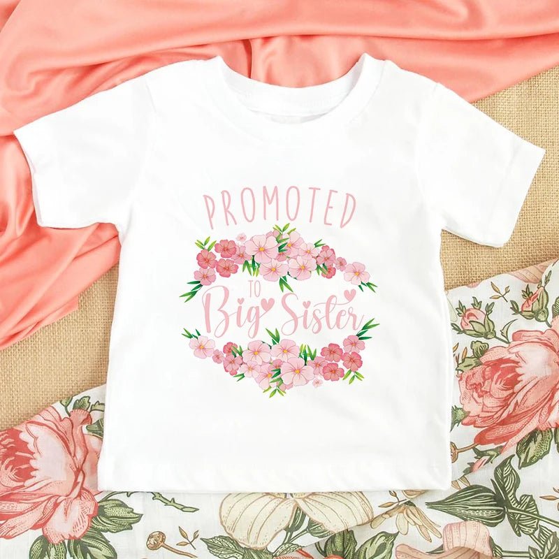 Big Sister Kids T Shirt H2108-KSTWH-